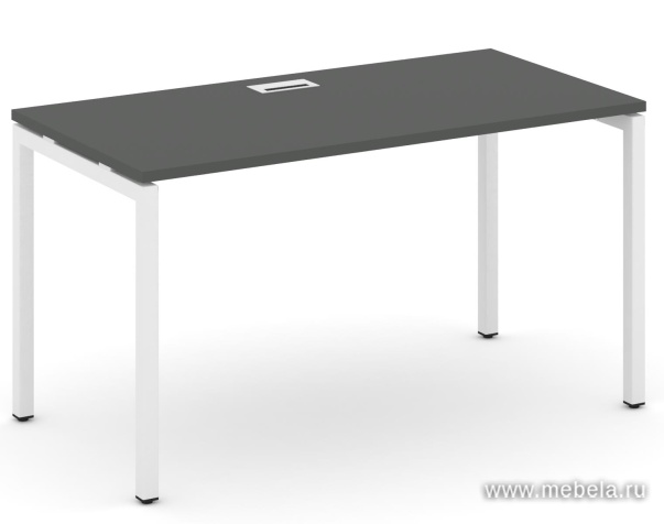 Стол письменный на металлокаркасе на П-образных опорах 40х40