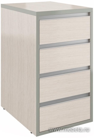 Тумба приставная с центральным замком