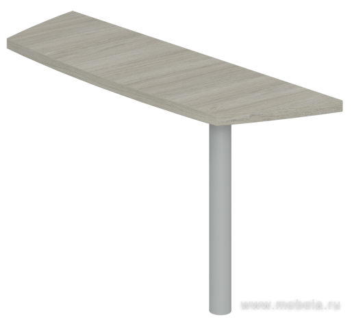 Приставка боковая на опорную тумбу правая