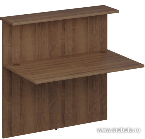 Модуль стойки ресепшен прямой с заглушками (без опор)