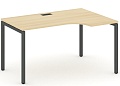 Стол рабочий эргономичный на П-образных опорах 40х40 (Левый/Правый)