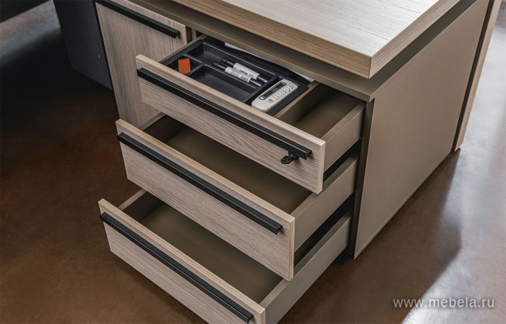 Офисный шкаф для документов со стеклянными дверями (стенка из 2 шкафов)