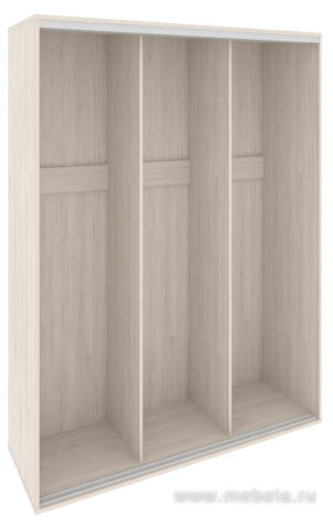 Высокий корпус шкафа-купе + трэк (3-х секционный)