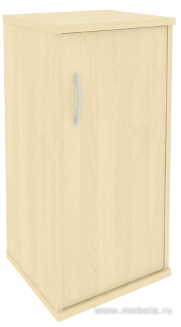 Офисный шкаф узкий низкий закрытый, Л/Пр.
