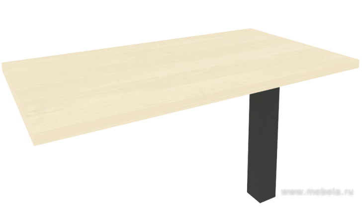 Брифинг для прямолинейного стола (антрацит опора)