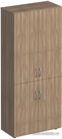 Офисный шкаф для документов закрытый 4-дверный