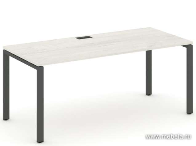 Стол руководителя на металлокаркасе на П-образных опорах