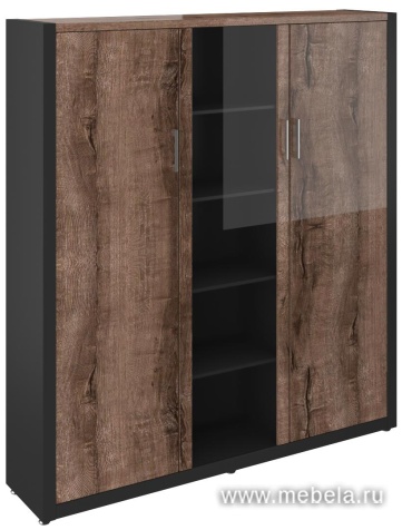 Офисный шкаф (гардероб в правой двери)