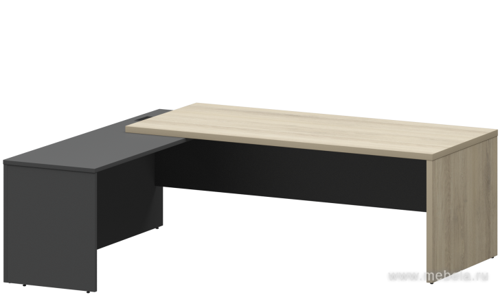 Стол руководителя с приставкой (левый)