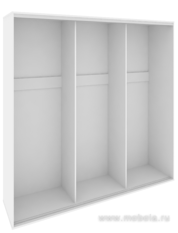 Высокий корпус шкафа-купе + трэк (3-х секционный)