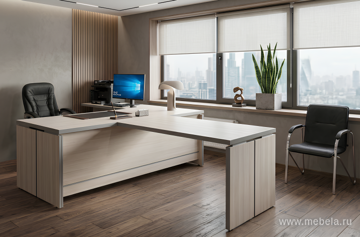 Офисный шкаф низкий широкий