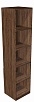 Офисный шкаф высокий узкий