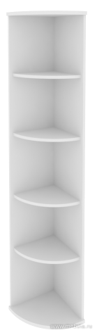 Стеллаж высокий угловой