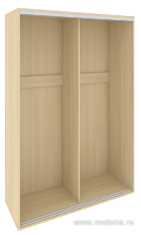Высокий корпус шкафа-купе + трэк (2-х секционный)