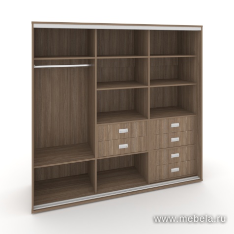 Дверь низкая для шкафа-купе ЛДСП