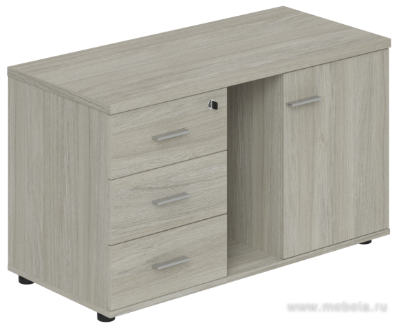 Тумба опорная (мобильная) левая