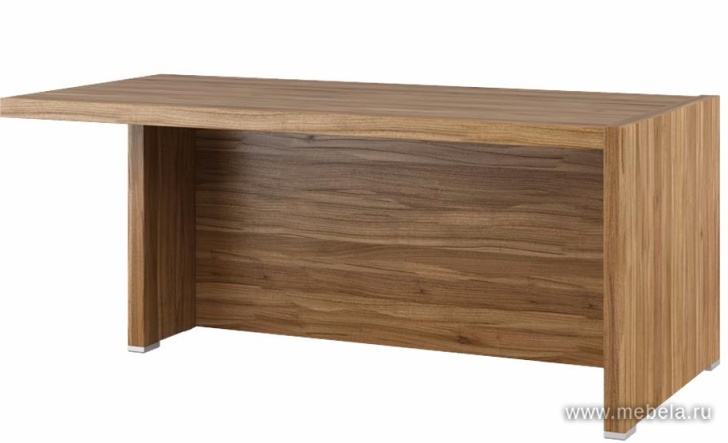 Стол письменный с асимметричными опорами (левый)