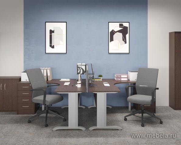 Офисный шкаф узкий средний со стеклом + полка), Л/Пр.