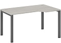 Стол эргономичный правый на металлоопорах