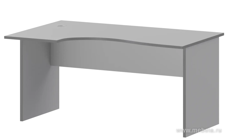 Письменный стол криволинейный, левый