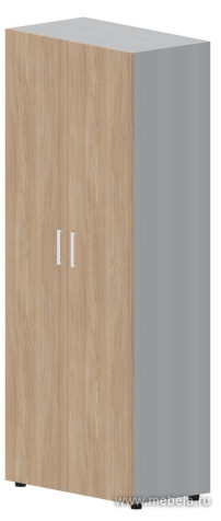 Офисный шкаф для документов (4 полки, ручки - хром)