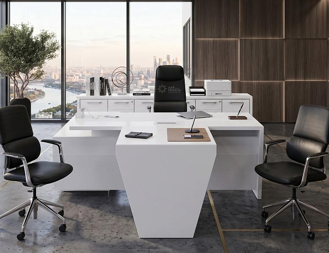 фото кабинет Корнер Белый №3