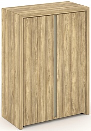 Офисный шкаф средний широкий (2 средних фасада ЛДСП)