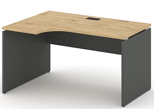 Стол рабочий эргономичный (Левый)