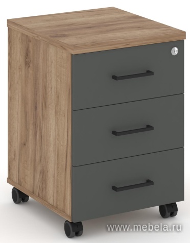 Тумба мобильная 3 ящика. Усиленные колеса