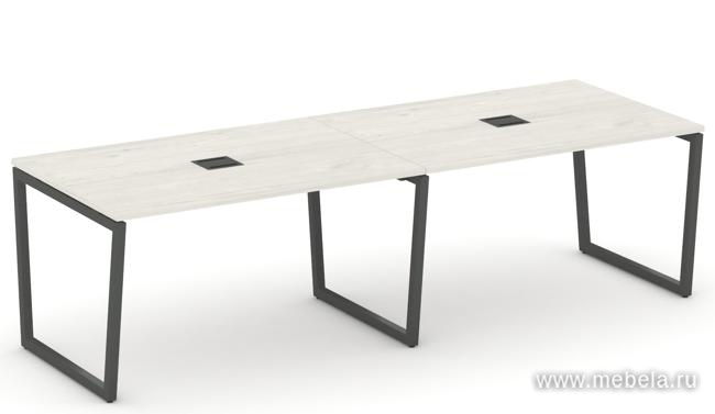 Стол переговорный на T2-образных опорах 40х40