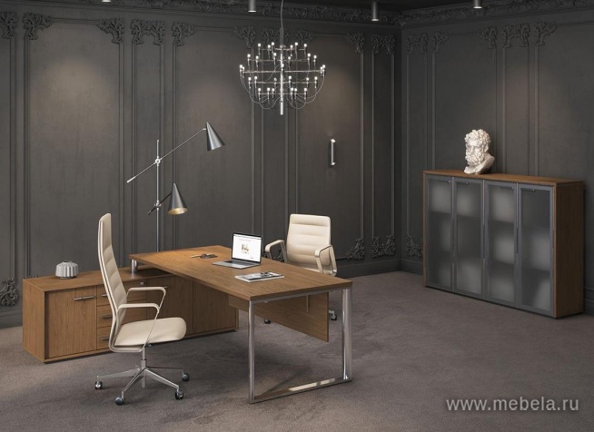 Офисный шкаф комбинированный (для одежды + со стеклом)