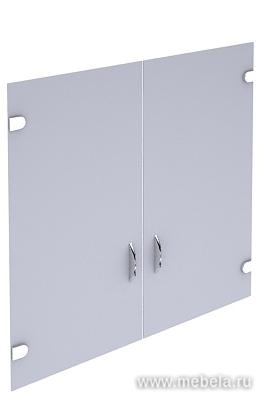 Двери стеклянные, низкие