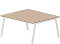 Составной Стол на 2 рабочих места (меламиновые аутлеты)