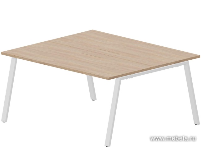 Составной Стол на 2 рабочих места (меламиновые аутлеты)