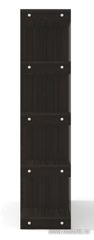 Стеллаж с гардеробным отделением