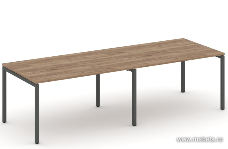 Стол переговорный на П-образных опорах 40х40