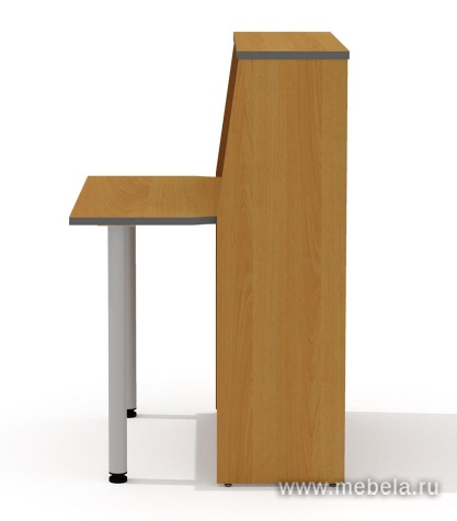 Стойка ресепшн, прямая с опорами