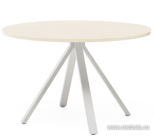 Стол переговоров (белые опоры)