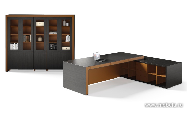 Офисный шкаф средний узкий