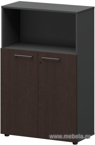 Офисный шкаф средний с нишей
