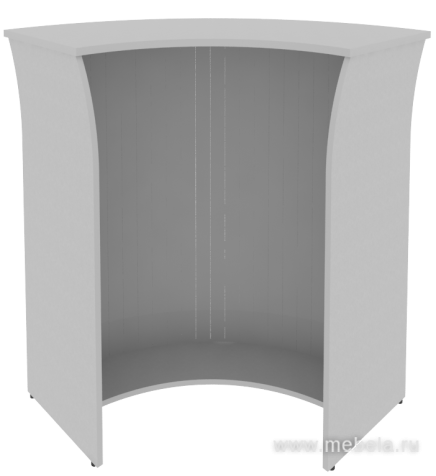 Стойка ресепшн угловая ролета (без полки)