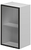 Шкаф кухонный навесной, полка 1 дверь стекло