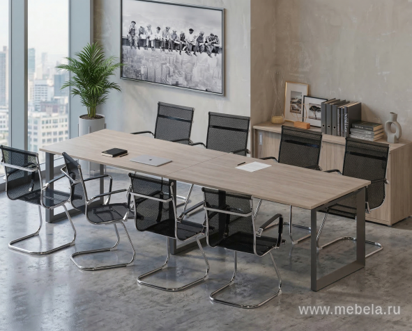 Проходной наборный элемент переговорного стола