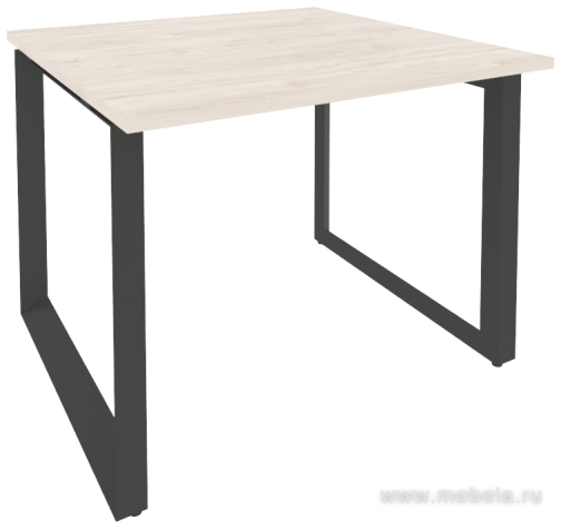 Стол для переговоров на О-образном металлокаркасе