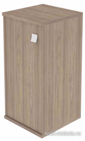 Офисный шкаф узкий низкий Л/Пр