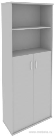 Офисный шкаф полуоткрытый