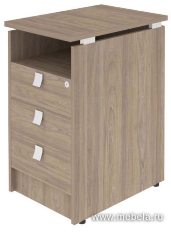 Тумба приставная (с замком)