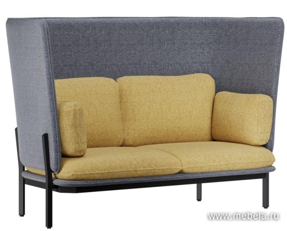 Диван двухместный с высокой спинкой