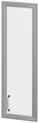 Дверь стеклянная матовая (прав.)