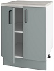 Шкаф кухонный напольный 60 см, со столешницей и дверьми